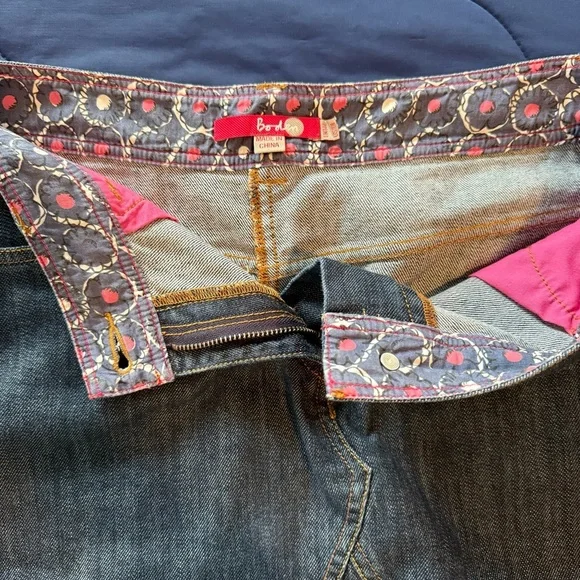 Boden Women's Indigo Denim Pencil Skirt, Size 10, Offers Welcome - Picture 5 of 8